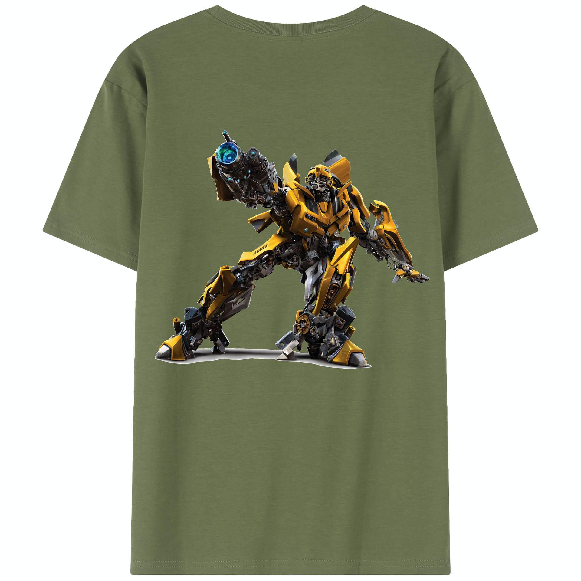 （画像用） Transformers トランスフォーマー 綿100％半袖Tシャツ（背面プリント）